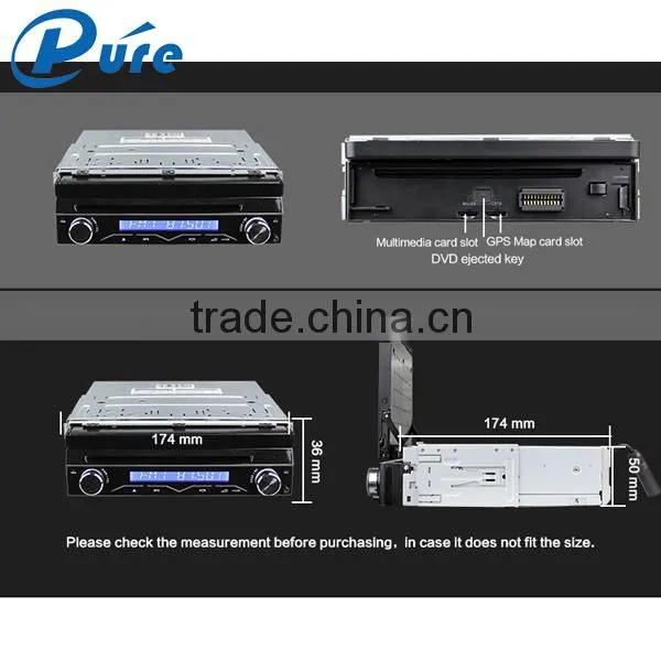 7 Inch WinCE 6.0 Car DVD Player Singel Din Bluetooth Player TFT LCD Touch Screen Player photo-6