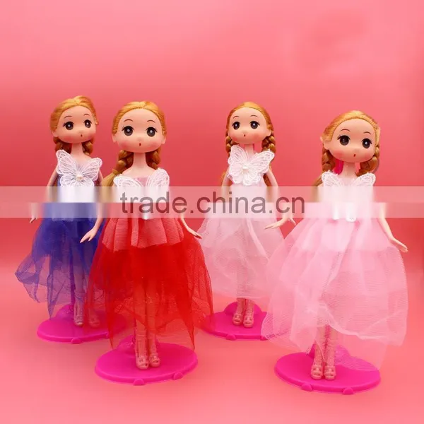 Export Japan 18cm 26cm Mobile Phone Chain Wedding Dress Korean Dolls Pendant Key Chain Custom photo-5