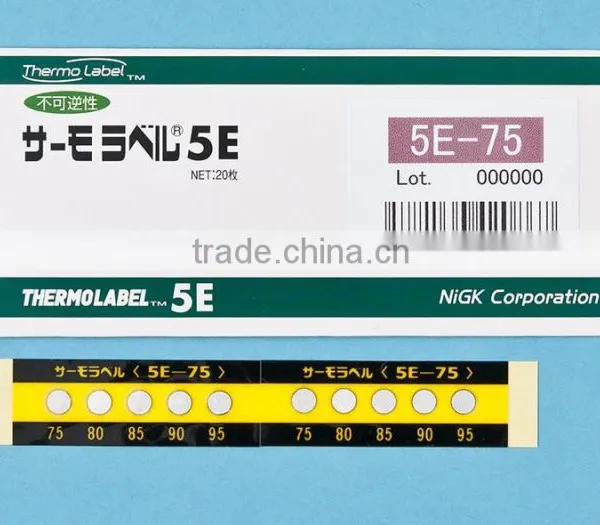 Temperature Indicator for Environmental Scan/5 Level/Irreversible/Waterproof