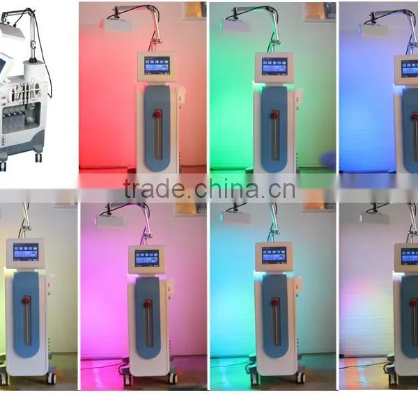 2016 Best Professional 7 In 1 Spa PDT Light Therapy Spray Peeling Diamond Dermabrasion Machine With Oxygen Jet Peeling Water Oxygen Peeling Peeling Machine For Face photo-2