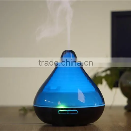 Manual Humidity Control Office Type Aroma Diffuser / Newest Design Diffuser for Home Wood Grain photo-3