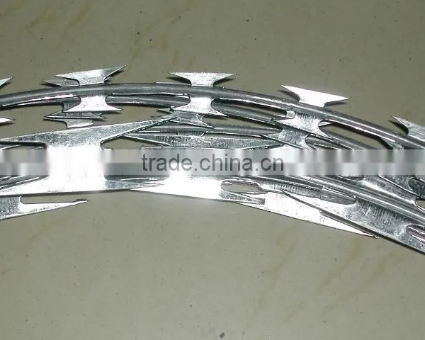 Hot Dipped Galvanized Concertina Razorbarbed Wire photo-2