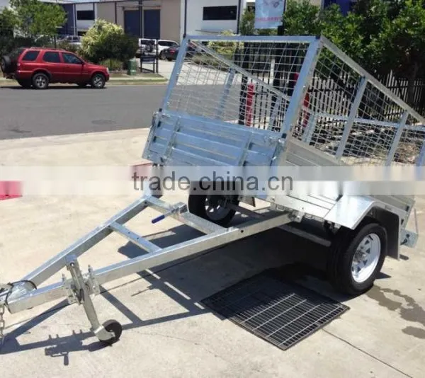 8x5 Galvanised Caged Trailer photo-5