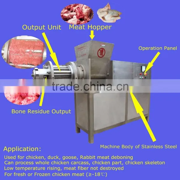 SUS304 Mdm Machine for Chicken Separator in Indonesian Slaughter House
