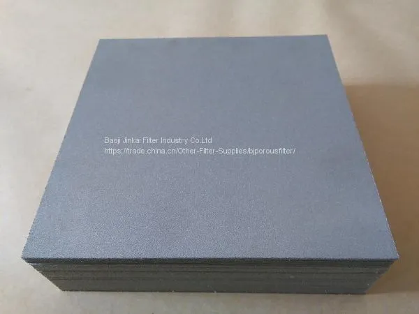 Titanium Sintered Filter Plate Sheet photo-4