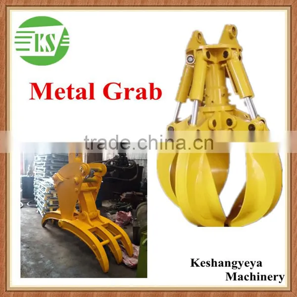 Excavator Hydraulic Rotating Orange Peel Grab photo-2