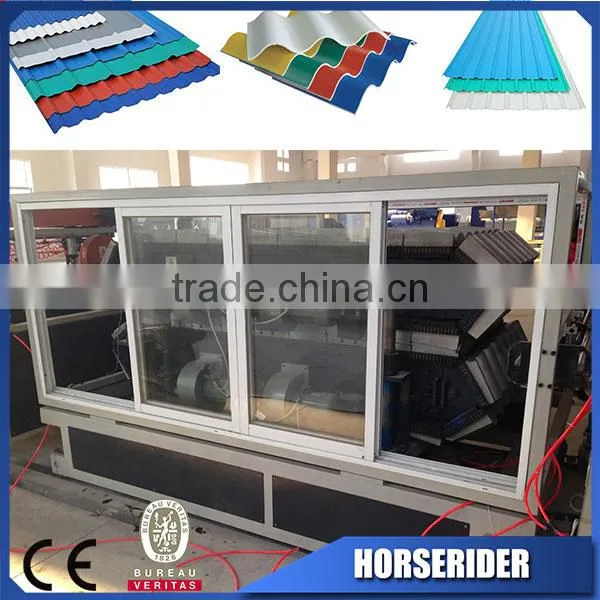 Hot Sale Pvc+ASA/PMMA Roof Tile Sheet Plate Making Machine photo-3