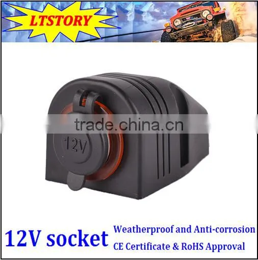 Motorcycle Car Cigarette Lighter Socket Power Plug photo-2