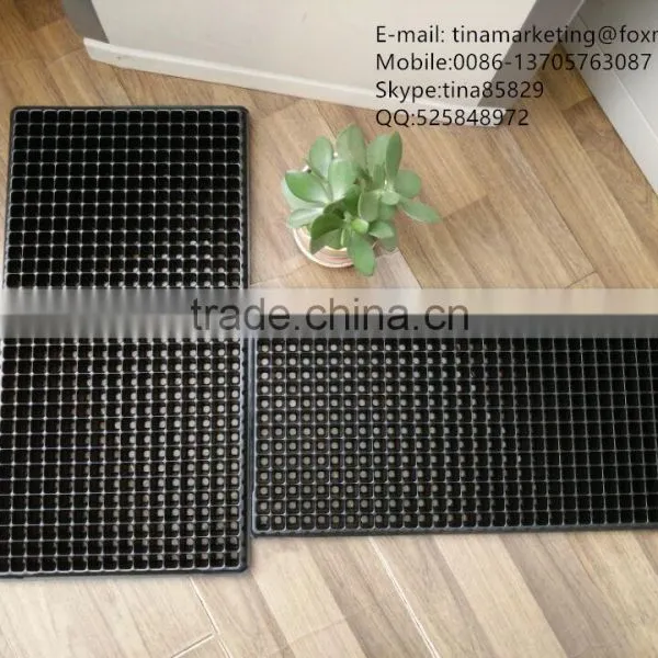512 Cell Black HIPS Plastic Nursery Seed Propagator Tray, Plastic Plant Seedling Trays China Manufactory Price photo-6