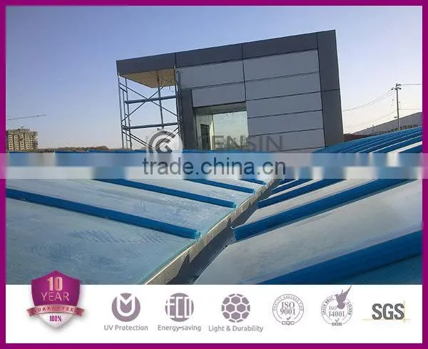 100% Waterproof Polycarbonate Sheet/U Lock Polycarbonate Profile Sheet for Carport Roofing photo-3