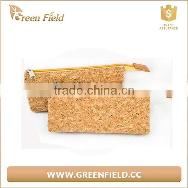 Eco Cork Pencil Bag Women Clutch Cork Pencil Case photo-2