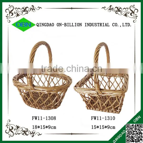 New Design Gift Basket Natural Wicker Fruit Basket for Decoration photo-2