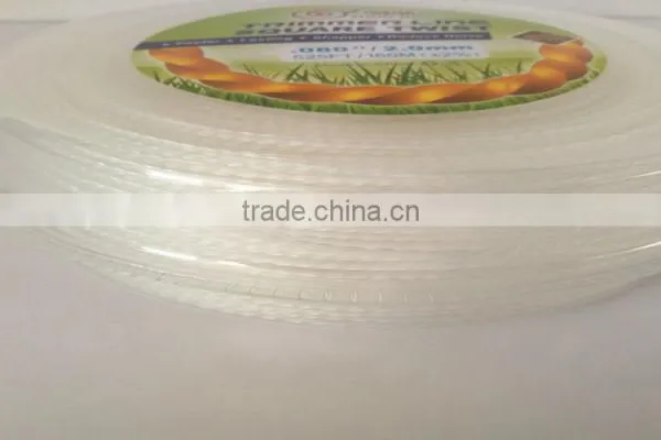 Brush Cutter Parts Nylon Grass 2.0mm Square Twist Trimmer Line photo-4