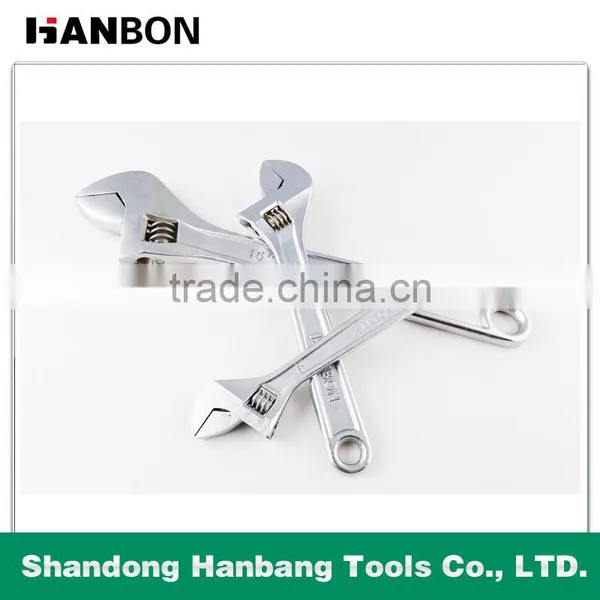 Chrome Plated Adjustable Wrench, Adjustable Spaner photo-2