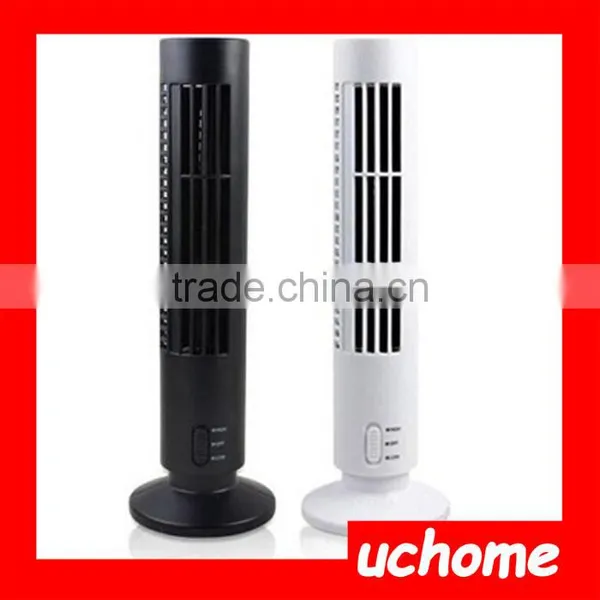 UCHOME Creative USB Mini Tower Fan Desk Fan Without Leaves For Home And Office Use photo-2