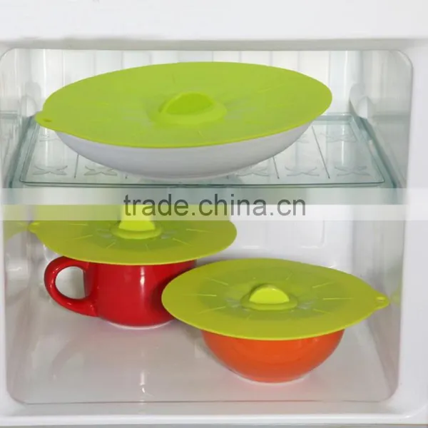 FDA Approved 4 Pack Set Silicone Microwave Oven Safe Silicone Pot Cover photo-2