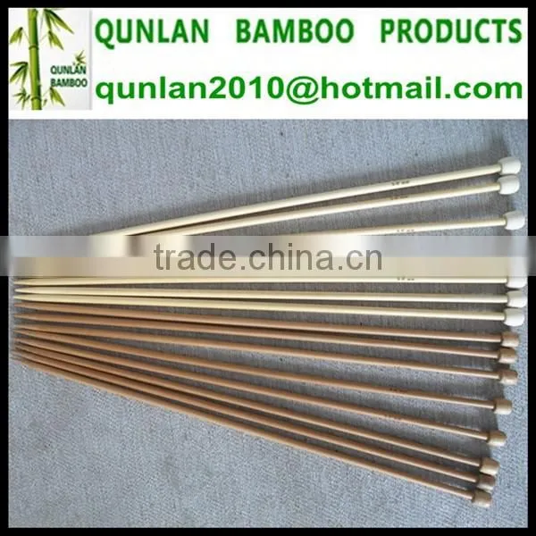 1 Pair/Pack Single Pointed Bamboo Knitting Needle photo-4