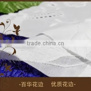Lovely Birds and Flowers Embroidery Cotton Sheeting Lace Fabric for Dress photo-4