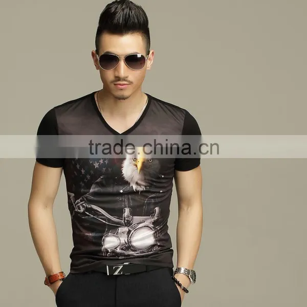 Hot Sale New Model O-Neck Collar Plus Size Printed 3D T - Shirt photo-2