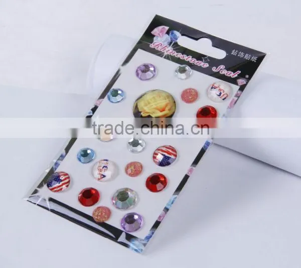 Crystal Diamond GEM Rhinestone Self Adhesive Sticker photo-6