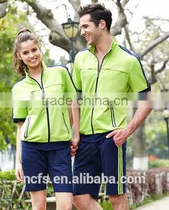Fashion 100% Cotton Sportswear Sport Suit for Couple Lover photo-3