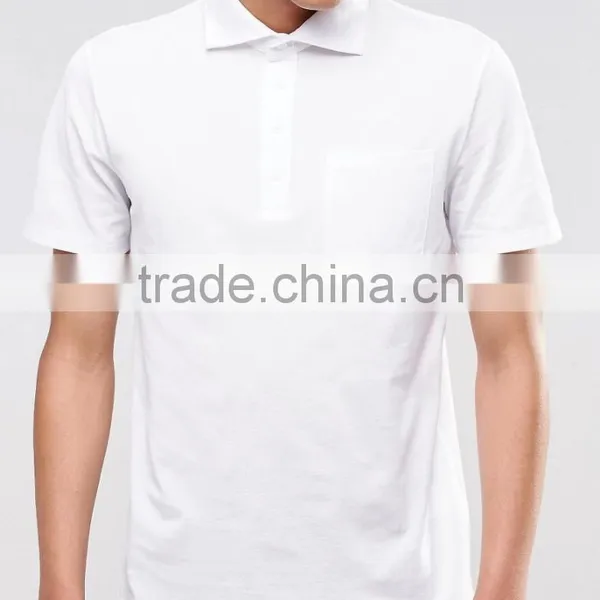 MGOO New Arrival Mens 2016 Apparel Polo Shirt Short Sleeves Plain Blank Pique Cotton Shirts photo-4