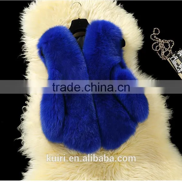 Silver Fox Fur Vest for Women Real Fox Fur Coat Women Noble Fashion Luxury Genuine Fur Coat Women photo-4