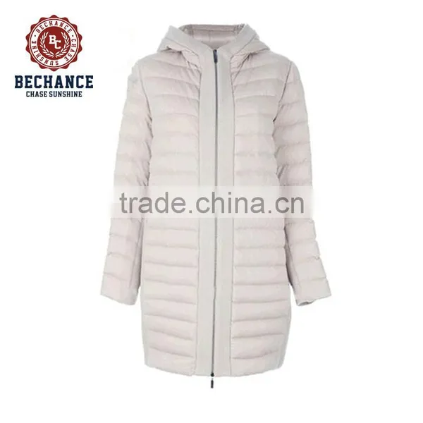 Women Down Long Coat With Hood AJ002 photo-2