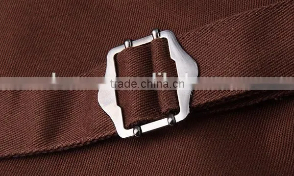 Cotton Apron Custom Logo Printing Kitchen Chef Adult Waterproof Overalls Advertising Work Aprons Customized photo-5
