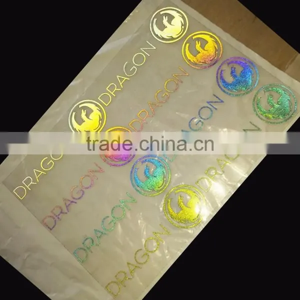 Custom Made Heat Transfer Rainbow Glitter Reflective Garment Labels photo-3