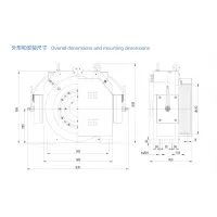 20 Poles Gearless Elevator Traction Machine photo-2