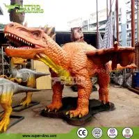 Amusement Park Equipment Animatronic Dragon Replica