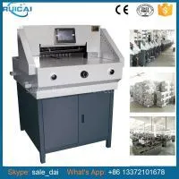 Program Electrical Paper Cutting Machine With Touch Screen