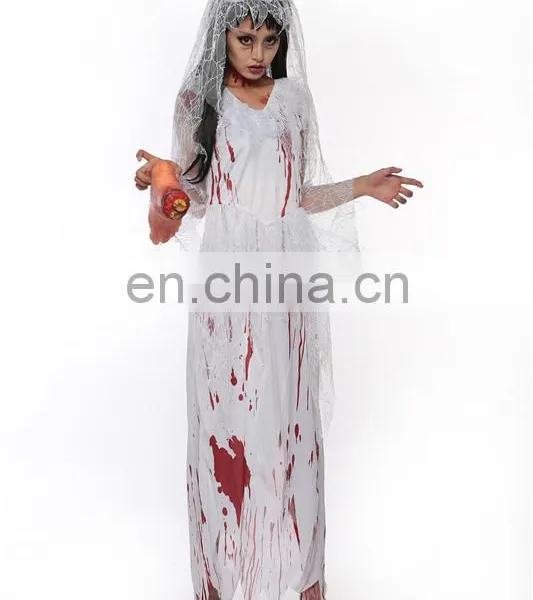 OEM Service Zombie Women Ghost Bride Of Doom Costume photo-3