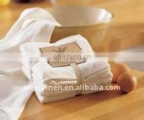 Wholesale High Quality Plain White Cotton Flour Sack Tea Towel