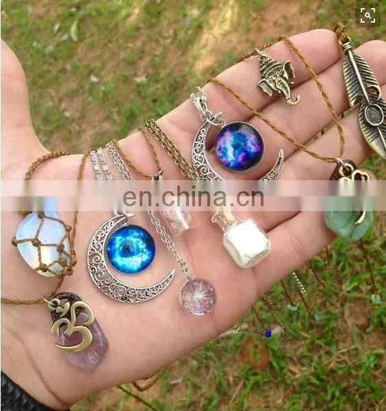 Charm Choker Necklaces - Bohemian Tumblr Grunge Hippie Jewelry photo-2