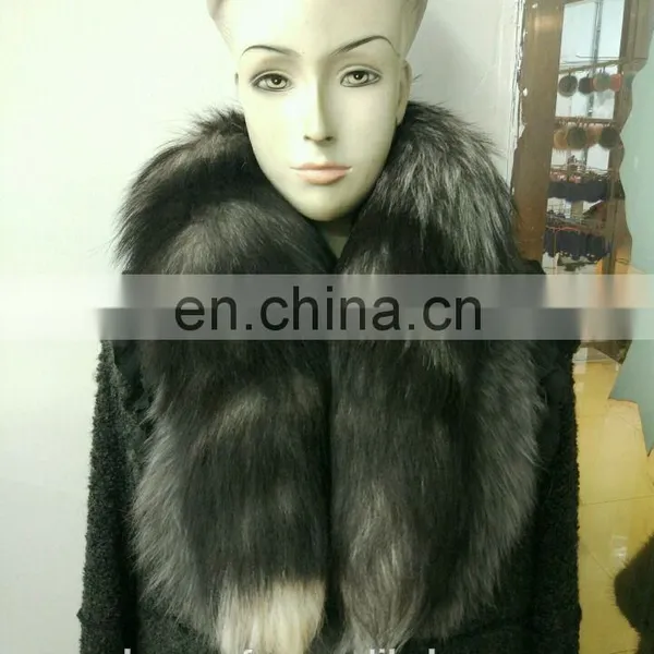 Hot Sale Fox Tail Scarf Winter Fashion Real Fox Fur Boa photo-4