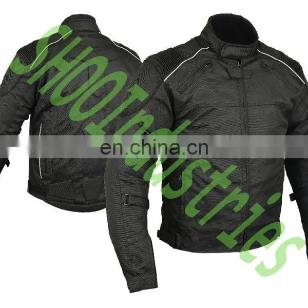 Custom High Quality Motorbike Good Textile Airbag Jacket Motorcycle Cordura