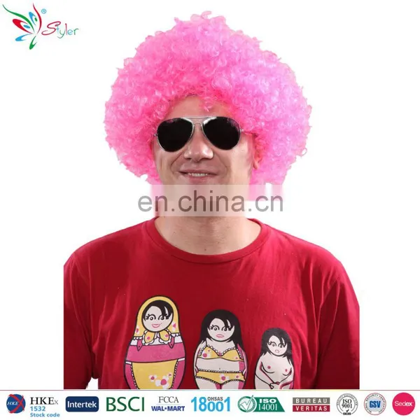 120g Party Cheap Cheering Soccer Football Fan Wig photo-4