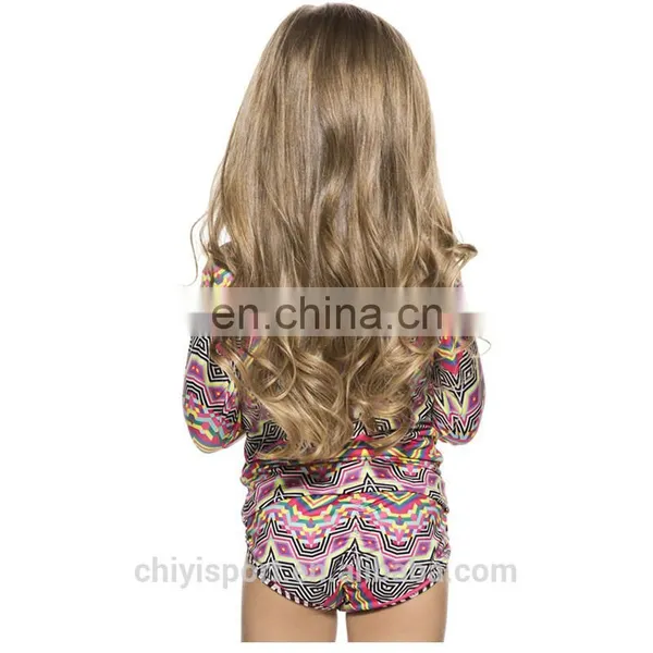 Lovely Girls Custom Lycra Rashguards Rash Guard With Short Sleeves for Kids photo-2