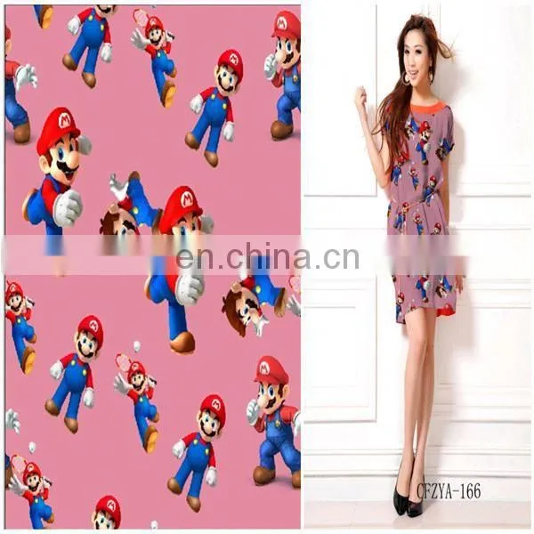 Wholesale Lycra Fabric, 4 Way Stretch Fabric, Stripe Printed Polyester Spandex Fabric