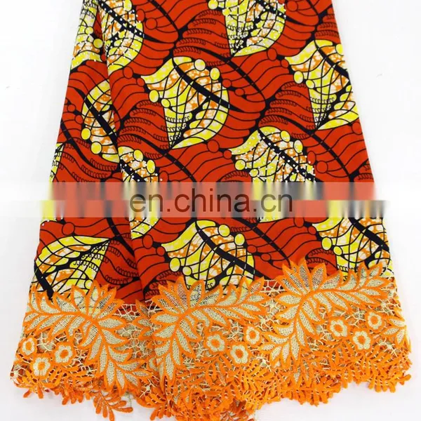 African Ankara Lace Women Fashion Wax Lace With Stones New Arrival Wax Designs Women Fashion Dress Fabrics Material 2017 photo-4