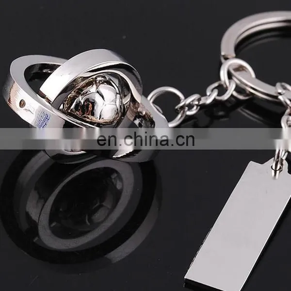 Wholesale Quote Custom Round Engrave Letters Metal Keychain photo-2