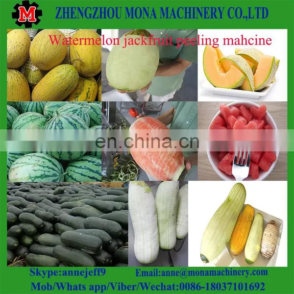 Double Blades Watermelon Big Fruit Peeling Machine for Sale photo-4