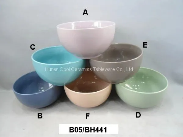 Promotional Sweet Carton Decal Ceramic Bowl for Food Container photo-2