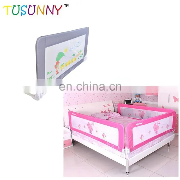 Baby Bed Rail Children Safety Fold Down Bed Rail Potable Stop Falling