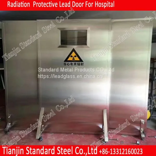 Operating Room Hygiene 2mmpb Single Sliding Lead Door / Hemetic Door photo-3