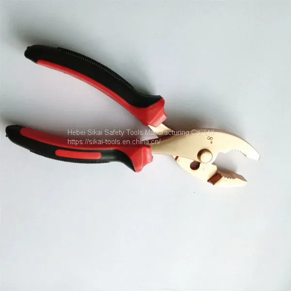 Beryllium Copper Alloy Adjustable Combination Pliers Be-Cu Non Sparking Tools photo-2
