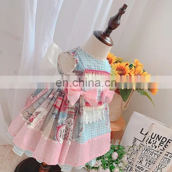 Baby Girl Dress Cute Princess Dresses Children Summer Spanish Clothing Newborn Cotton Gowns Dress photo-4