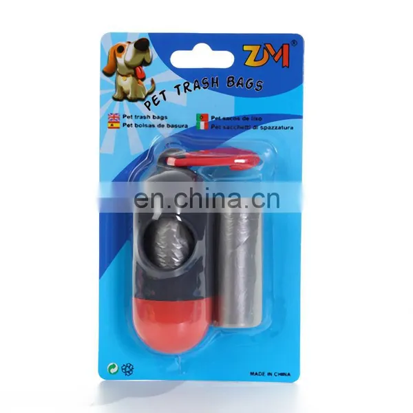 Pill Shape Dispenser Portable Pet Dog Waste Bag With Dispenser Dog Poop Bag photo-5